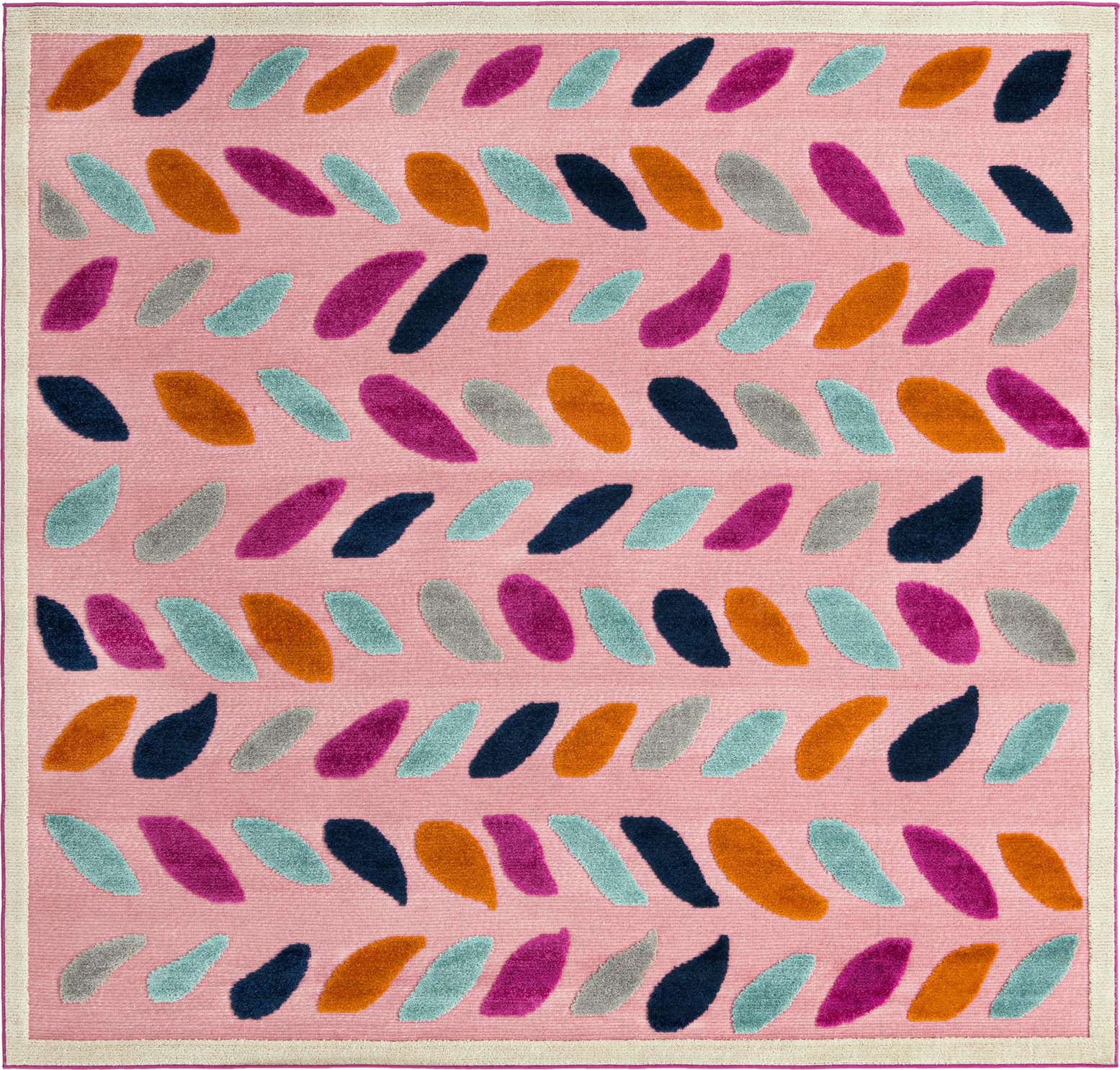 7' 10 x 7' 10 Easy-Clean Aruba Indoor / Outdoor Square Rug