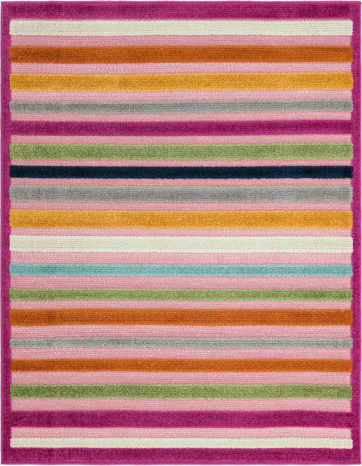 Detail image of 5' 3 x 5' 3 Easy-Clean Aruba Indoor / Outdoor Square Rug