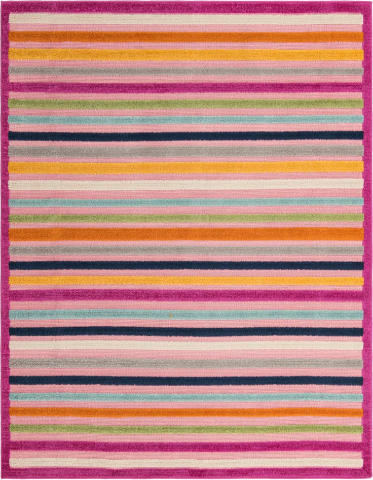 Detail image of 7' 10 x 7' 10 Easy-Clean Aruba Indoor / Outdoor Square Rug