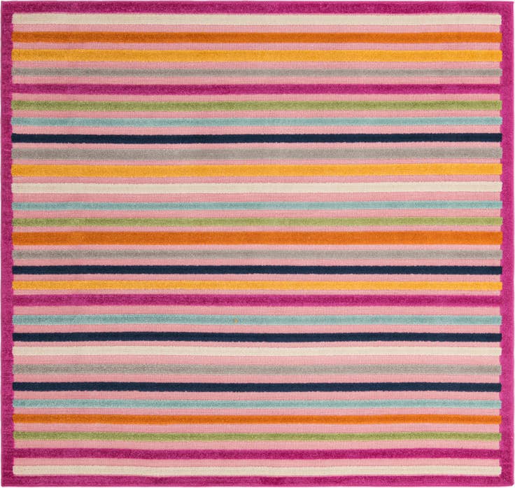 Detail image of 7' 10 x 7' 10 Easy-Clean Aruba Indoor / Outdoor Square Rug