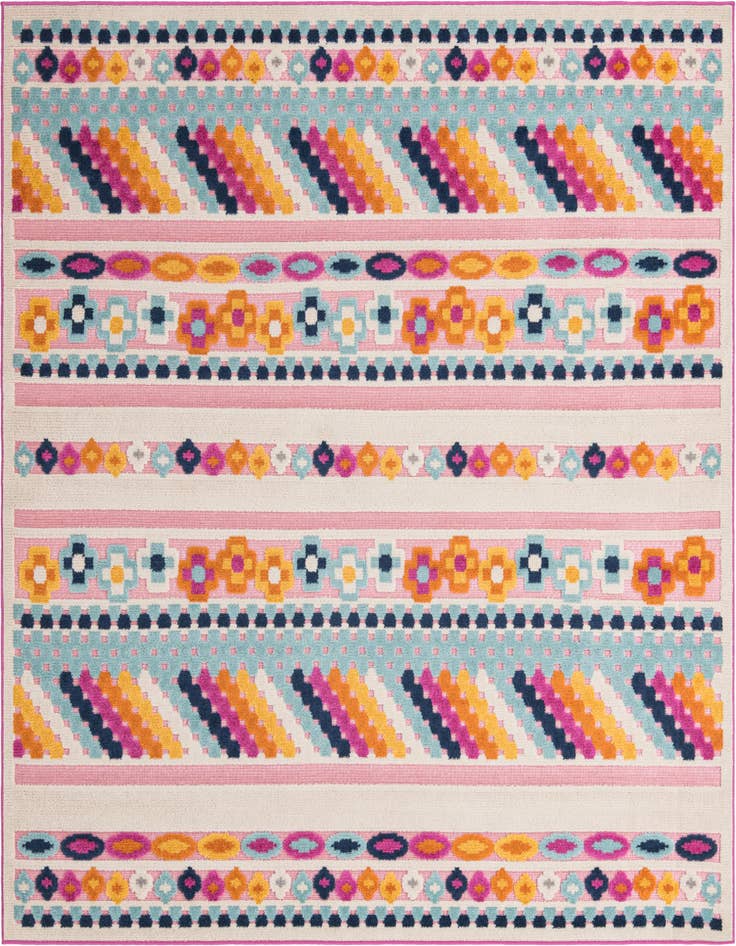 Detail image of 7' 10 x 7' 10 Easy-Clean Aruba Indoor / Outdoor Square Rug
