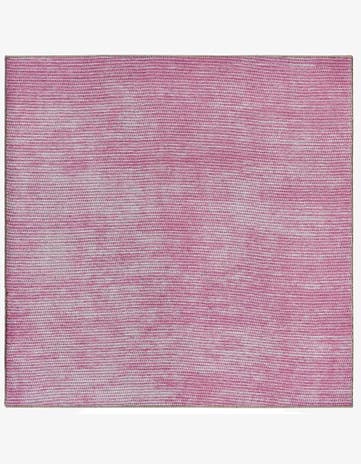 Pink Asha Square Rug