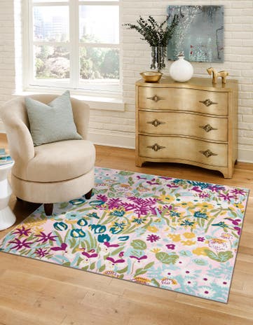 7' 10 x 7' 10 Bloom Square Rug