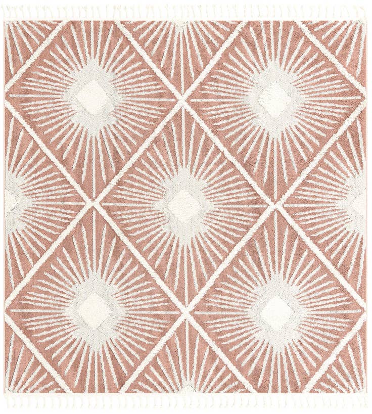 Detail image of 7' 10 x 7' 10 Boho Square Rug