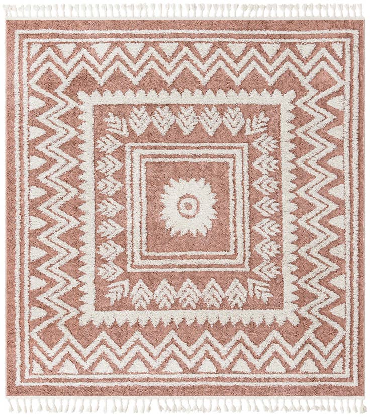Detail image of 7' 10 x 7' 10 Boho Square Rug