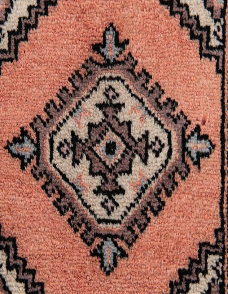 Detail image of 1' x 1' 1  Hand Knotted Bokhara Wool Square Rug