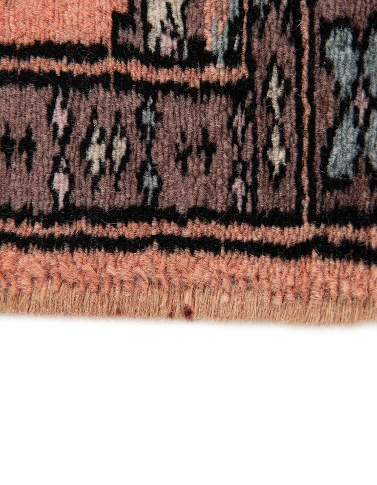 Detail image of 1' x 1' 1  Hand Knotted Bokhara Wool Square Rug