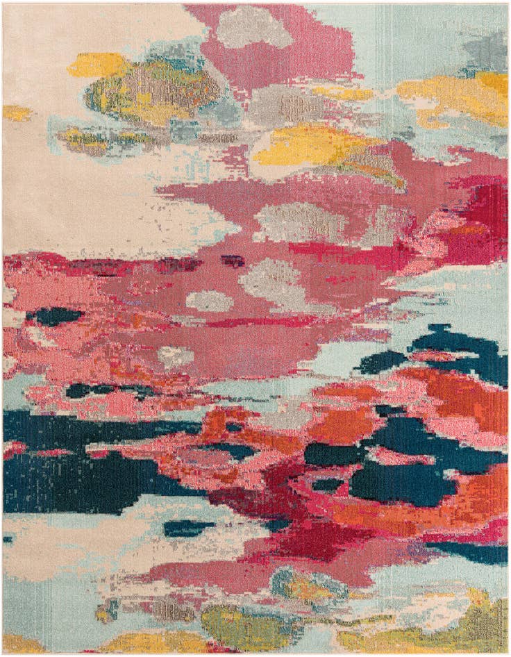 Detail image of 7' 10 x 7' 10 Washable Casablanca Square Rug
