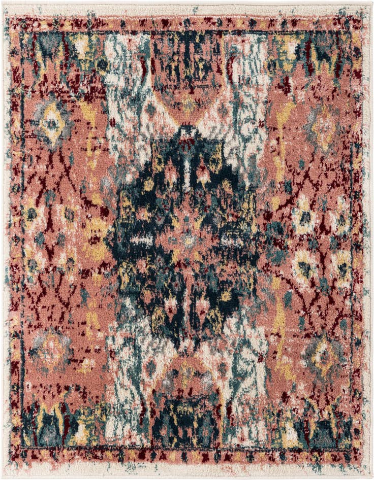 Detail image of 3' 3 x 3' 3 Charleston Square Rug