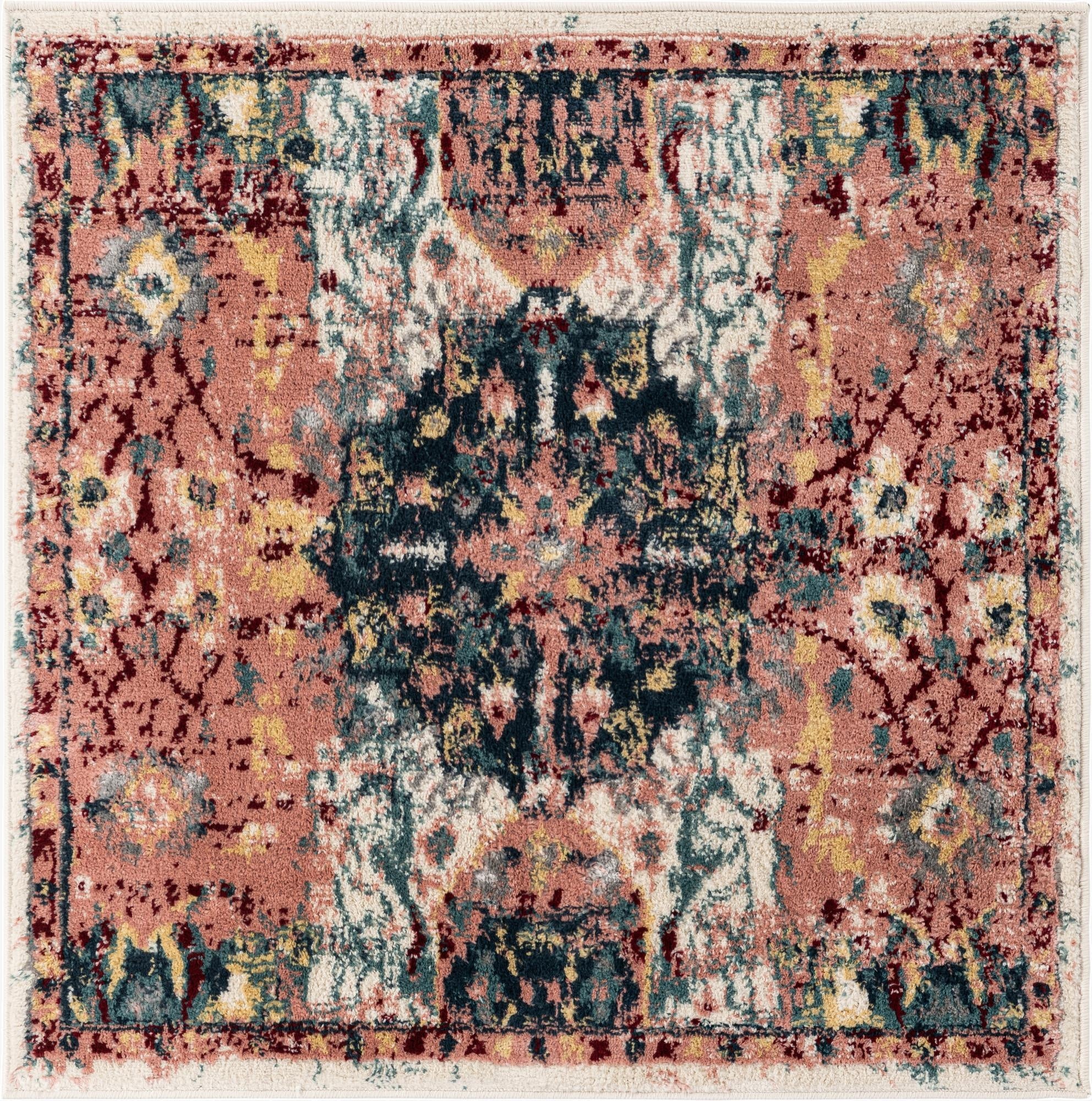 3' 3 x 3' 3 Charleston Square Rug