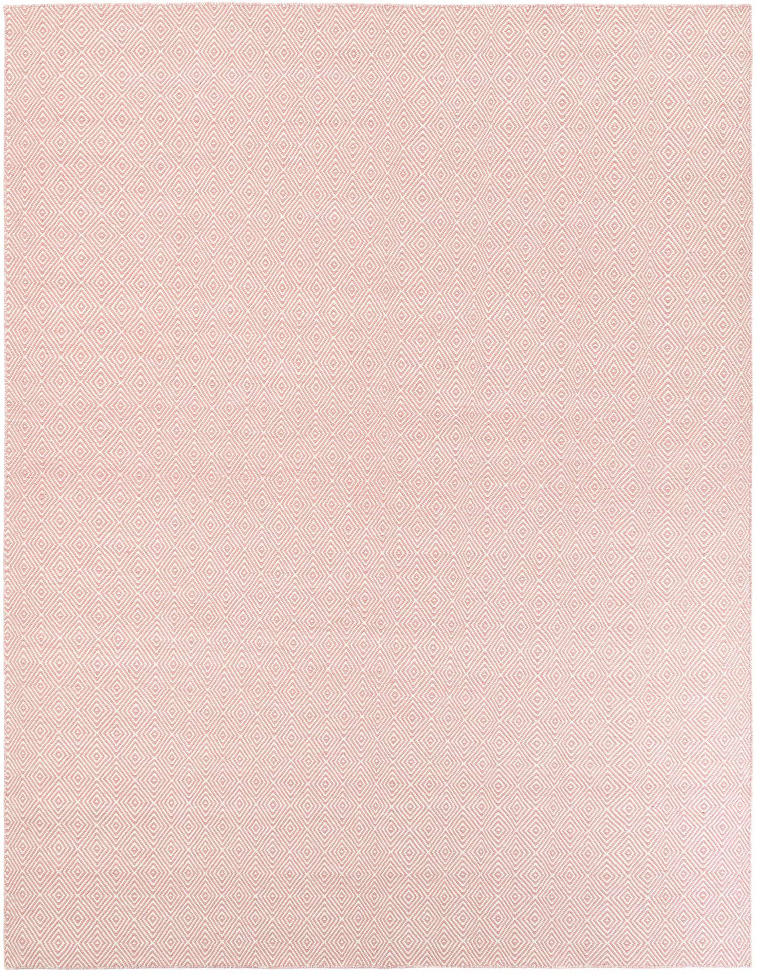 10' x 10' Hand Woven Geo Trellis Flatweave Square Rug
