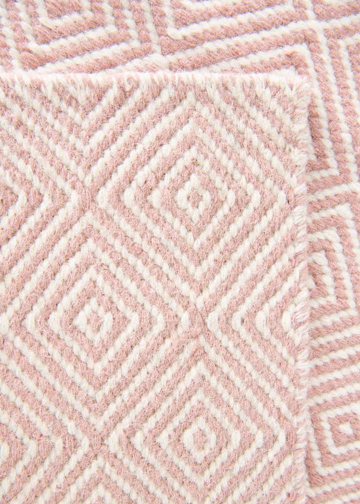 10' x 10' Hand Woven Geo Trellis Flatweave Square Rug