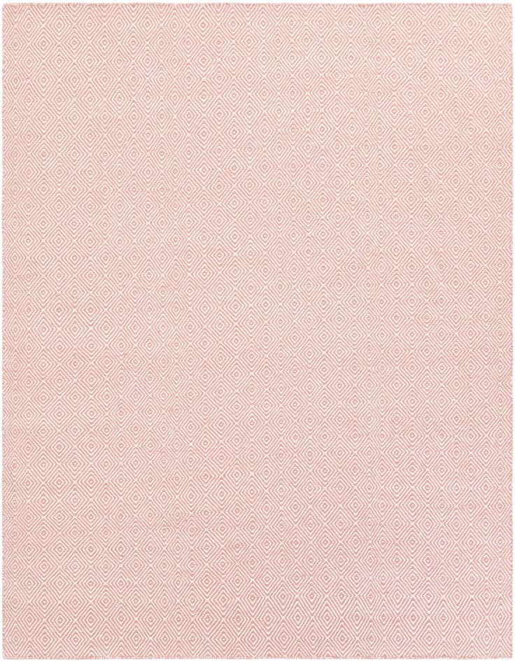 Detail image of 7' 10 x 7' 10 Hand Woven Geo Trellis Flatweave Square Rug