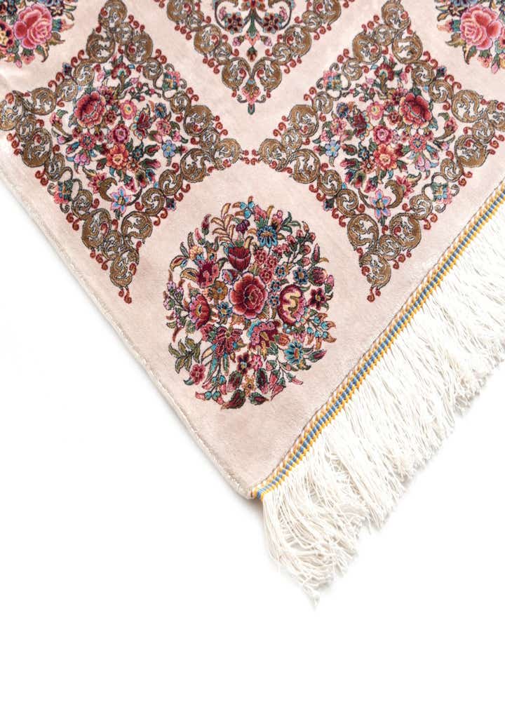 8' 2 x 8' 2 Ghom Design Square Rug
