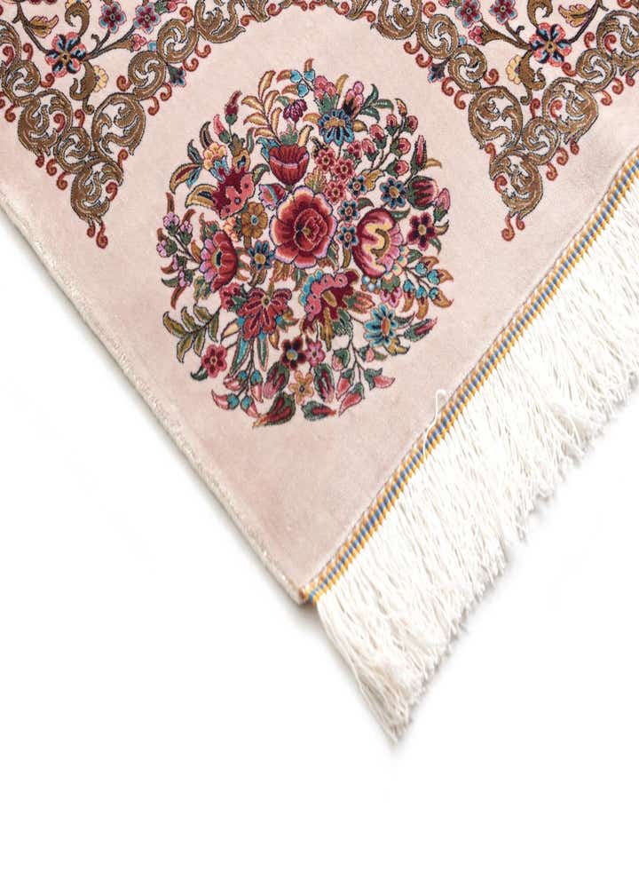 6' 7 x 6' 7 Ghom Design Square Rug