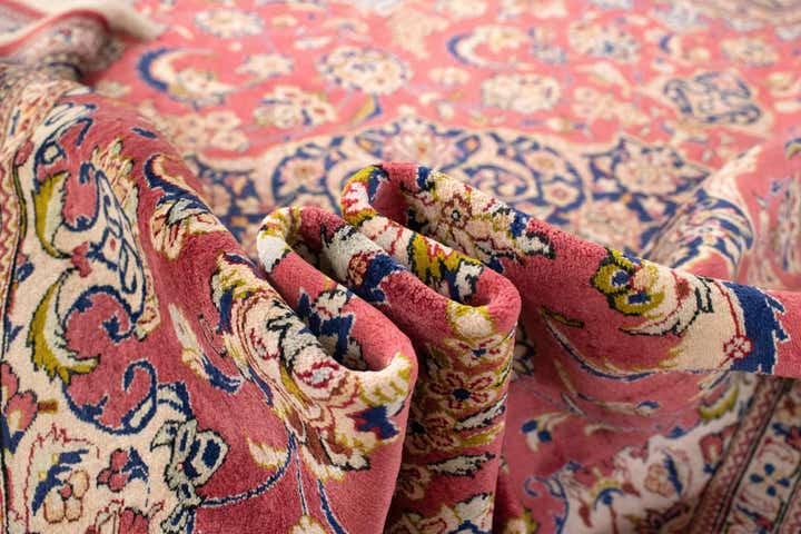 6' 7 x 6' 7 Ghom Silk Square Rug