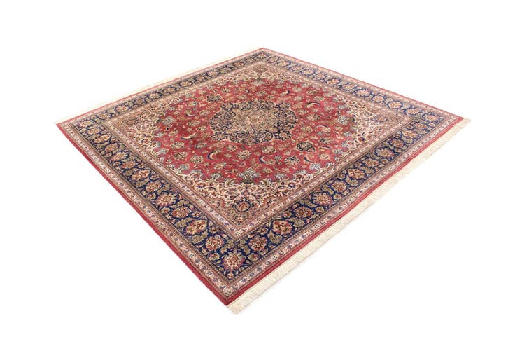 Detail image of 6' 7 x 6' 7 Ghom Silk Square Rug