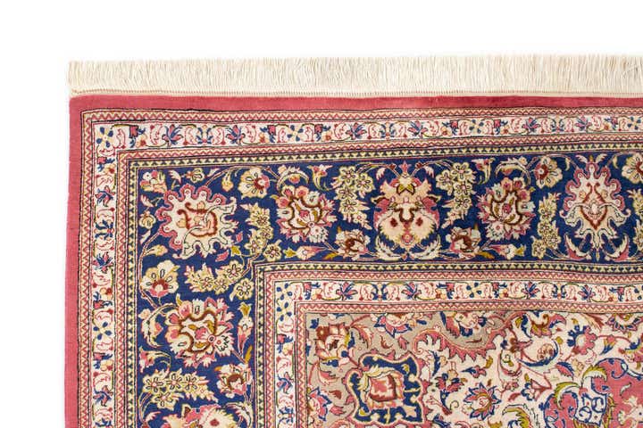 6' 7 x 6' 7 Ghom Silk Square Rug