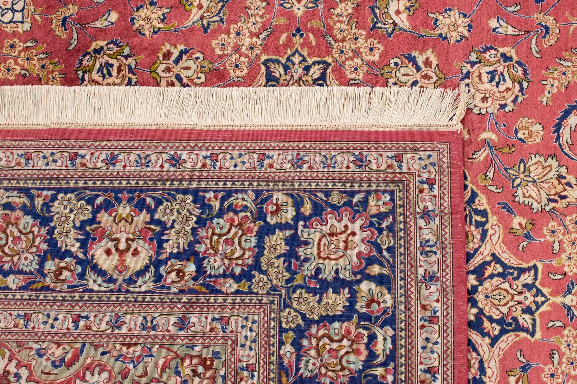 6' 7 x 6' 7 Ghom Silk Square Rug