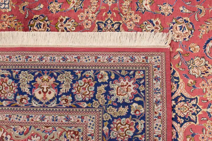 6' 7 x 6' 7 Ghom Silk Square Rug
