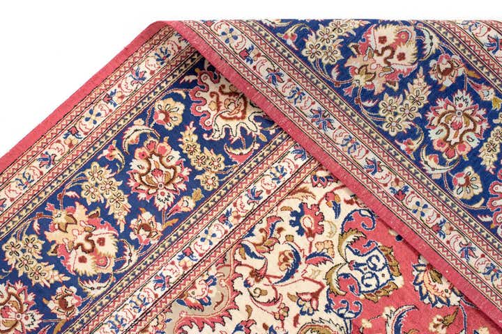 6' 7 x 6' 7 Ghom Silk Square Rug