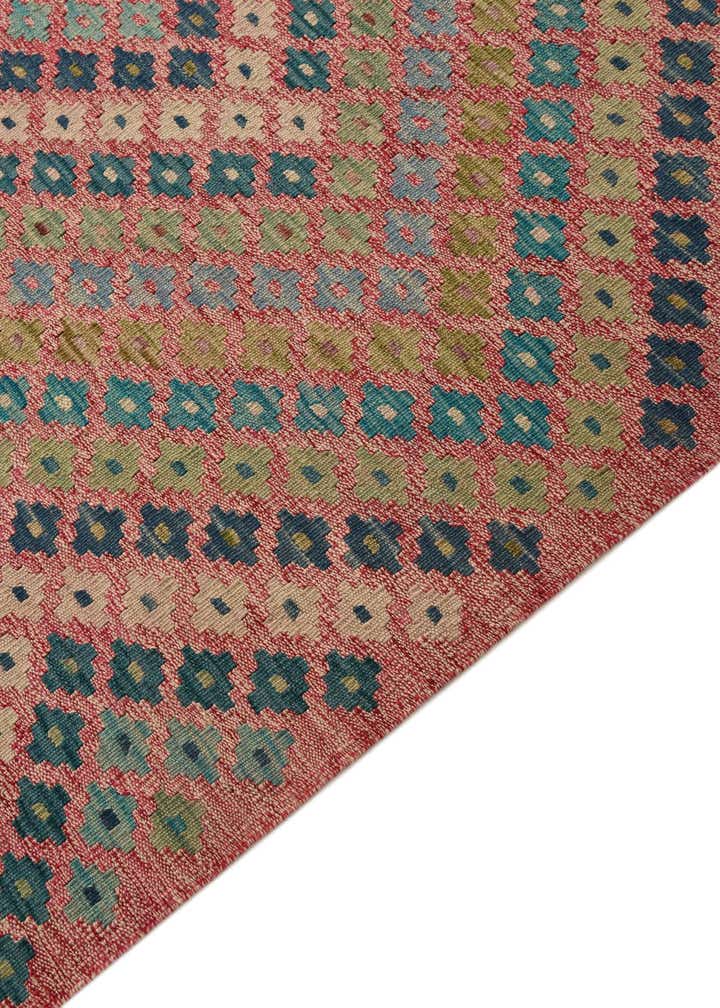 9' x 9' 3 Hand Woven Kilim Modern Wool Square Rug