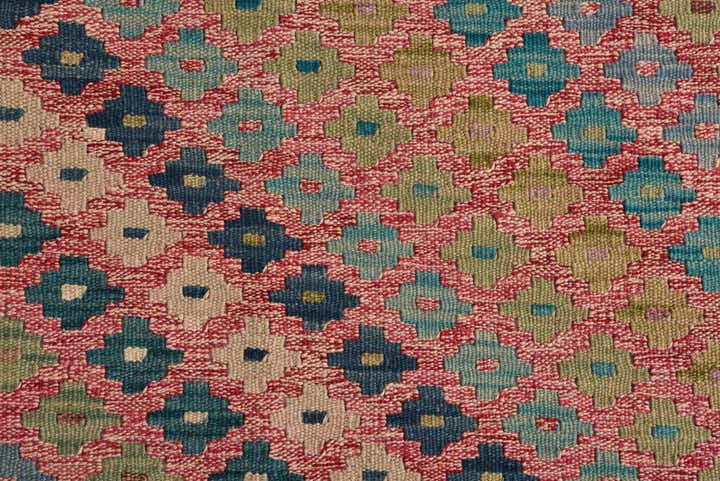 9' x 9' 3 Hand Woven Kilim Modern Wool Square Rug