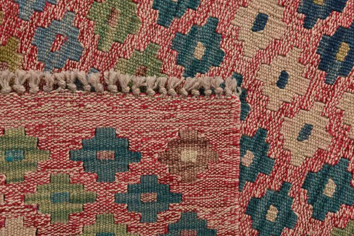9' x 9' 3 Hand Woven Kilim Modern Wool Square Rug