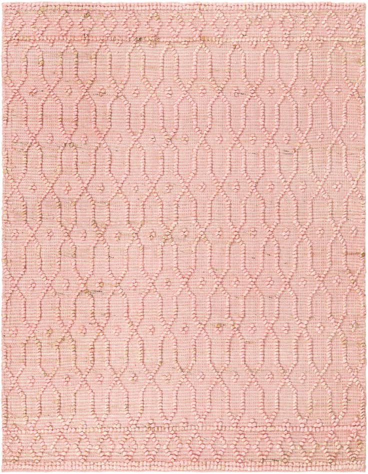 Detail image of 5' 3 x 5' 3 Hand Woven Larsa Jute Square Rug