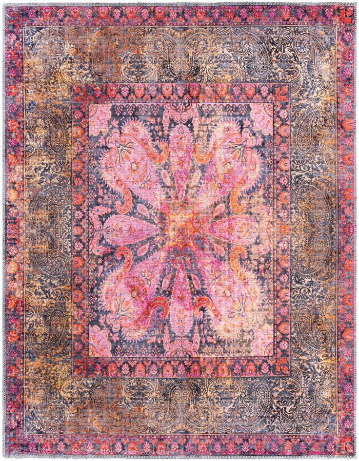 Detail image of 5' 3 x 5' 3 Washable Mangata Square Rug