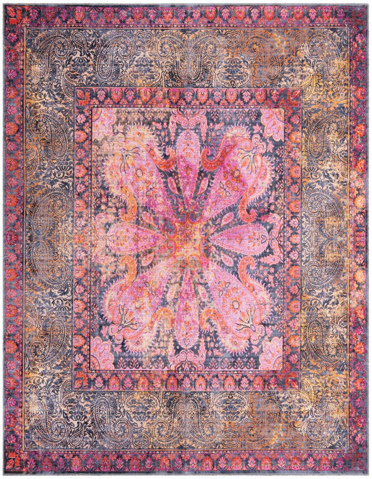 Detail image of 7' 10 x 7' 10 Washable Mangata Square Rug