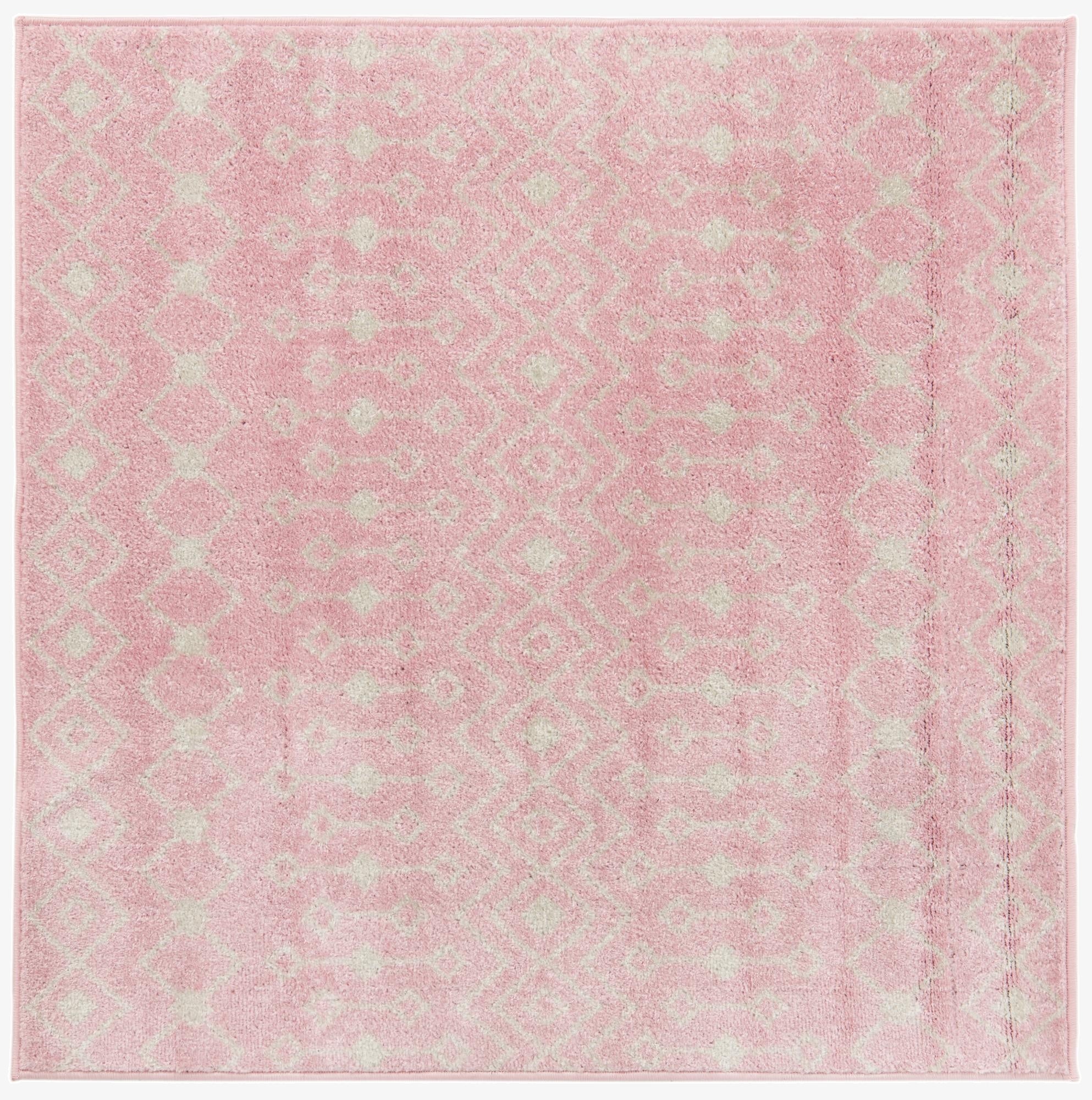 Primary image 4' x 4' Moroccan Trellis Square Rug