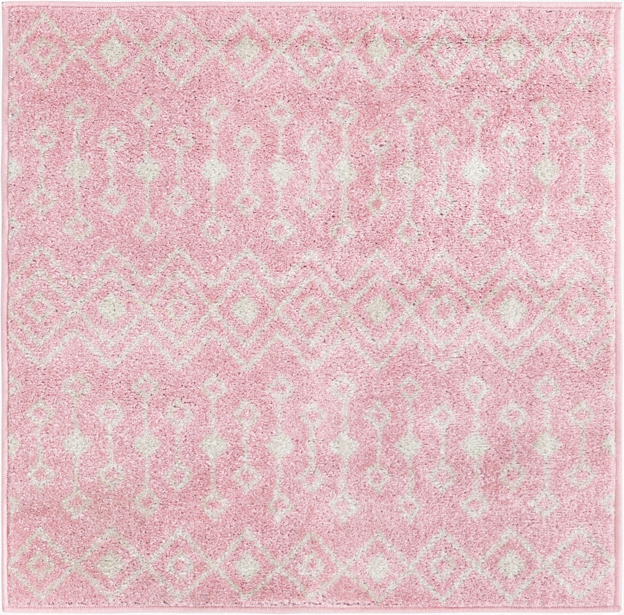 3' x 3' Moroccan Trellis Square Rug