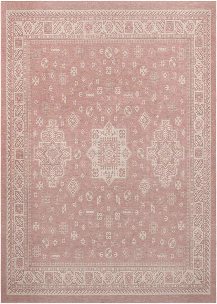 13' x 13' Easy-Clean Aztec Indoor / Outdoor Square Rug