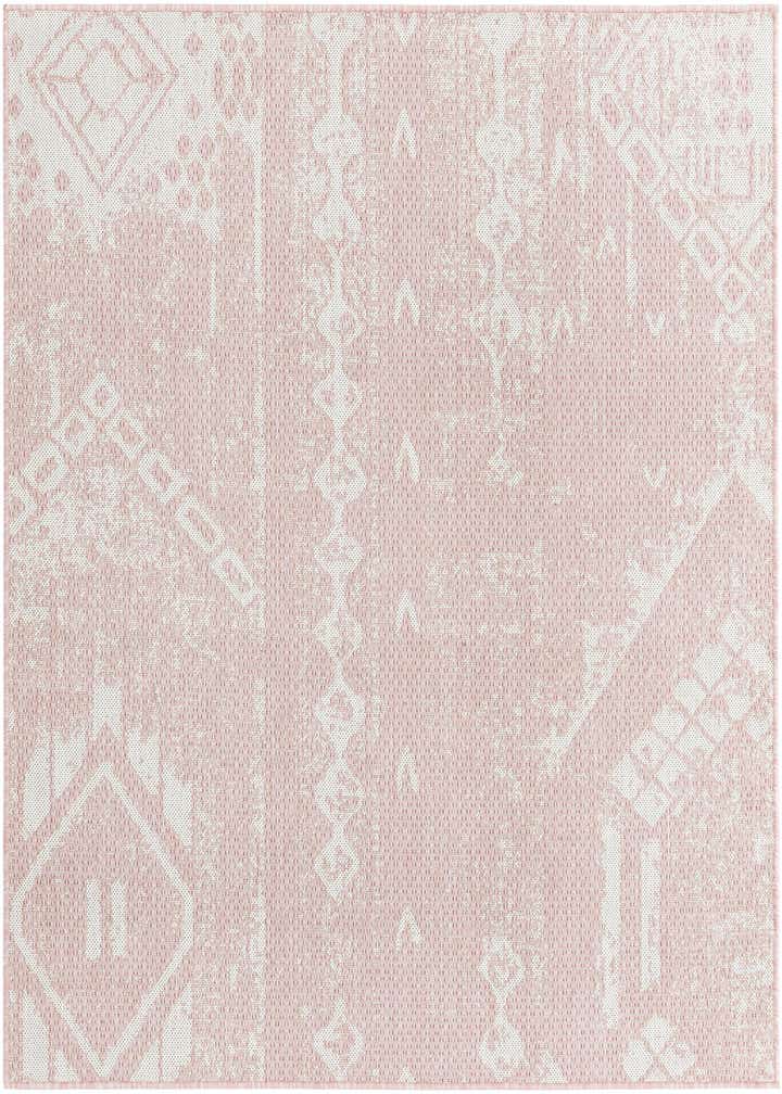 5' 3 x 5' 3 Easy-Clean Bohemian Indoor / Outdoor Square Rug