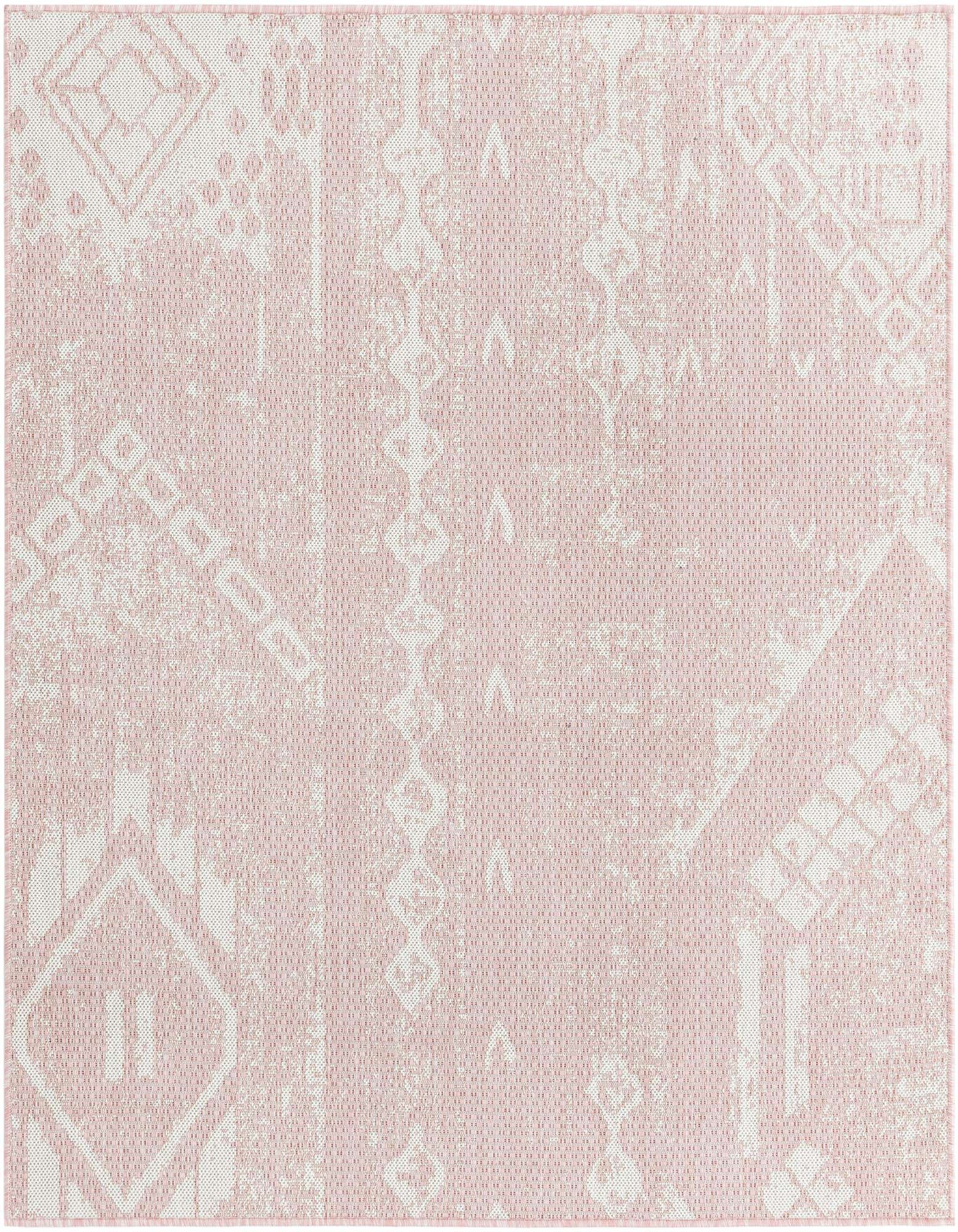 5' 3 x 5' 3 Easy-Clean Bohemian Indoor / Outdoor Square Rug