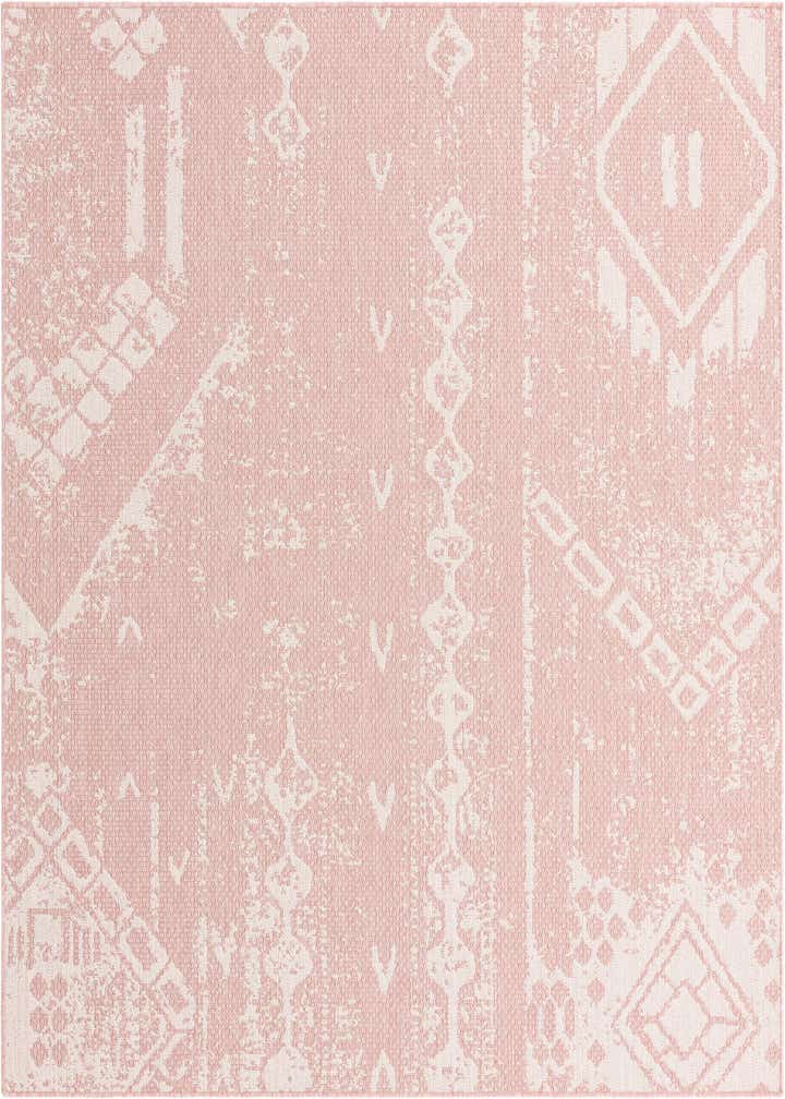 7' x 7' Easy-Clean Bohemian Indoor / Outdoor Square Rug