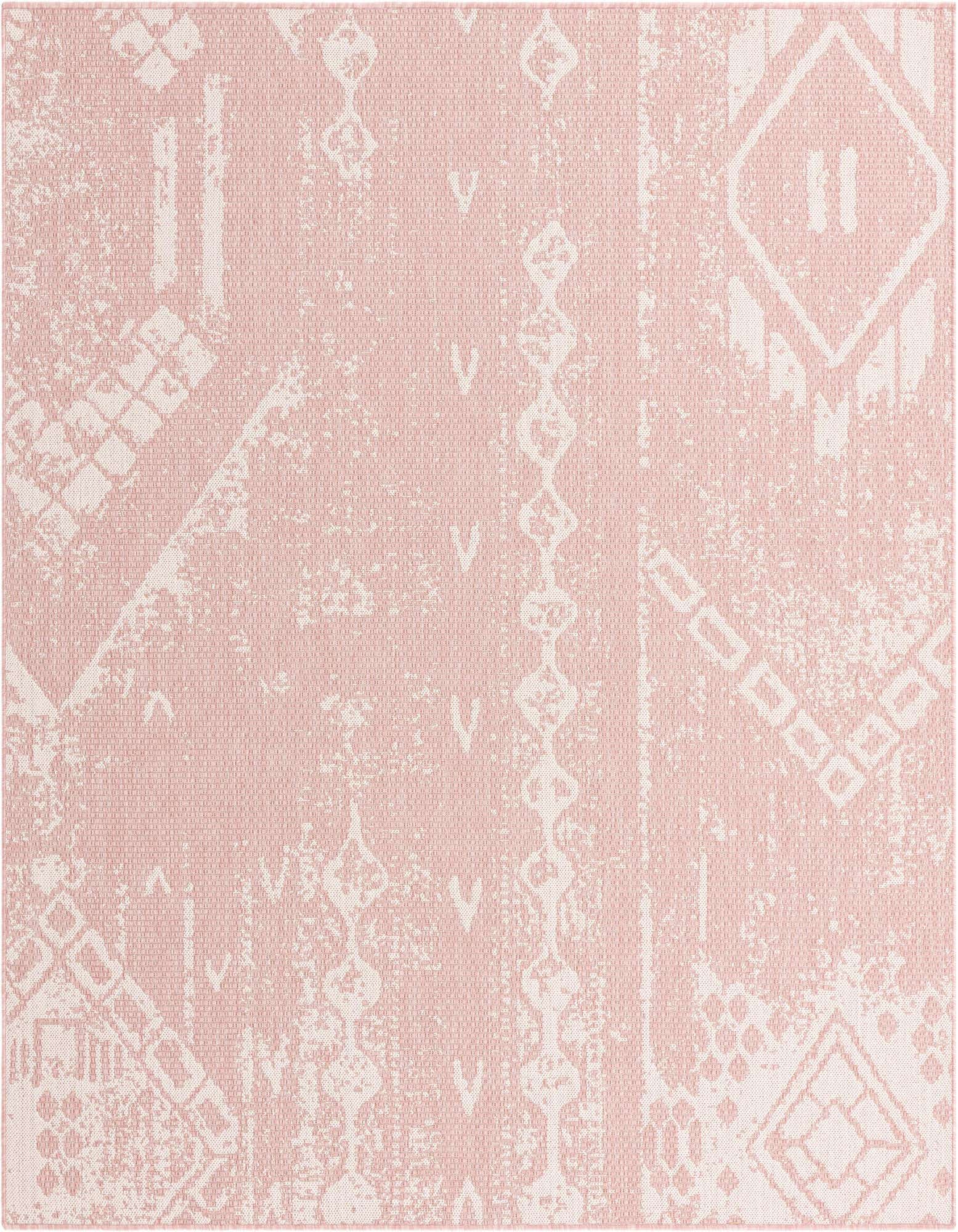 7' x 7' Easy-Clean Bohemian Indoor / Outdoor Square Rug