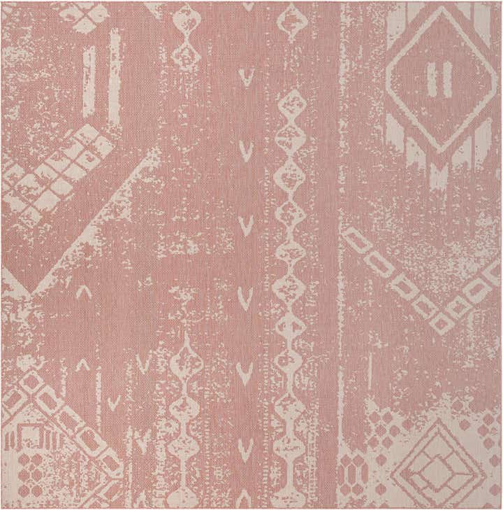 13' x 13' Easy-Clean Bohemian Indoor / Outdoor Square Rug