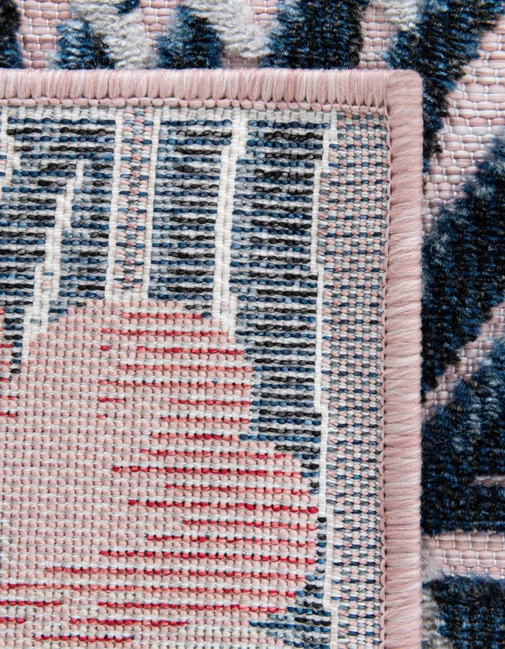 Detail image of 8' 2 x 8' 2 Easy-Clean Botanical Indoor / Outdoor Square Rug