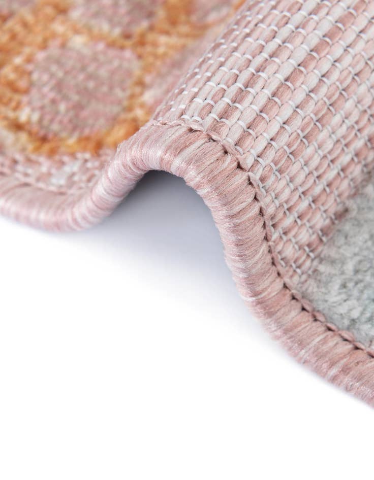 Detail image of 8' 2 x 8' 2  Washable Botanical Indoor / Outdoor Square Rug