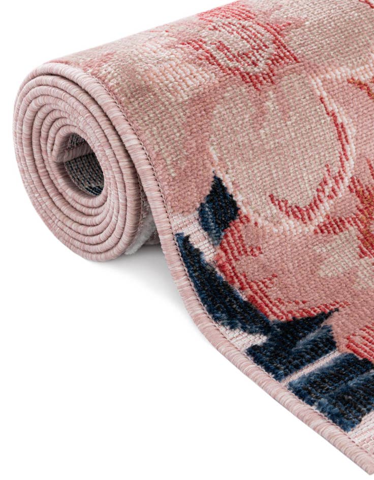 Detail image of 8' 2 x 8' 2  Washable Botanical Indoor / Outdoor Square Rug