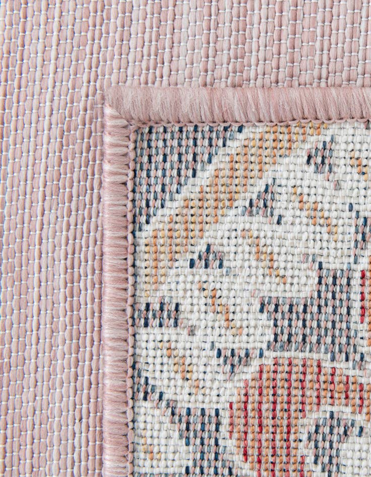 Detail image of 8' 2 x 8' 2  Washable Botanical Indoor / Outdoor Square Rug