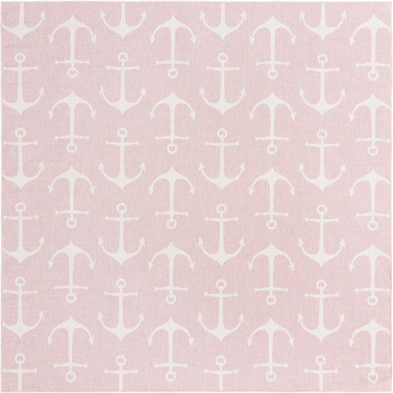 10' x 10' Easy-Clean Coastal Indoor / Outdoor Square Rug