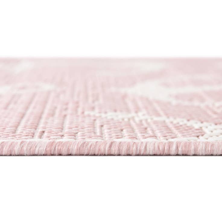 Detail image of 10' x 10' Easy-Clean Coastal Indoor / Outdoor Square Rug