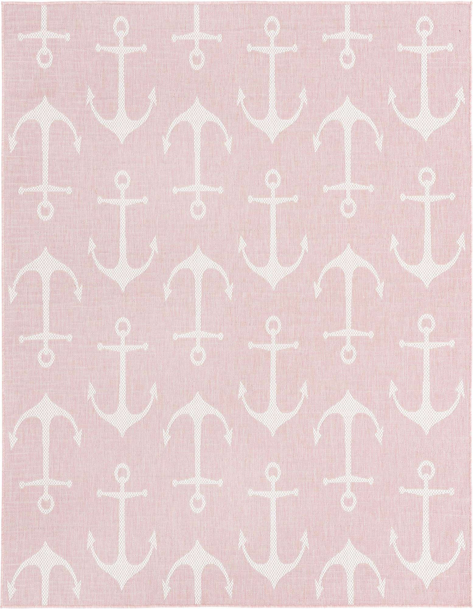 7' 10 x 7' 10 Easy-Clean Coastal Indoor / Outdoor Square Rug