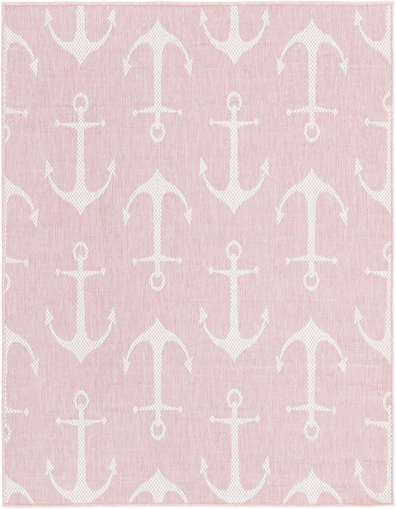 5' 3 x 5' 3 Easy-Clean Coastal Indoor / Outdoor Square Rug