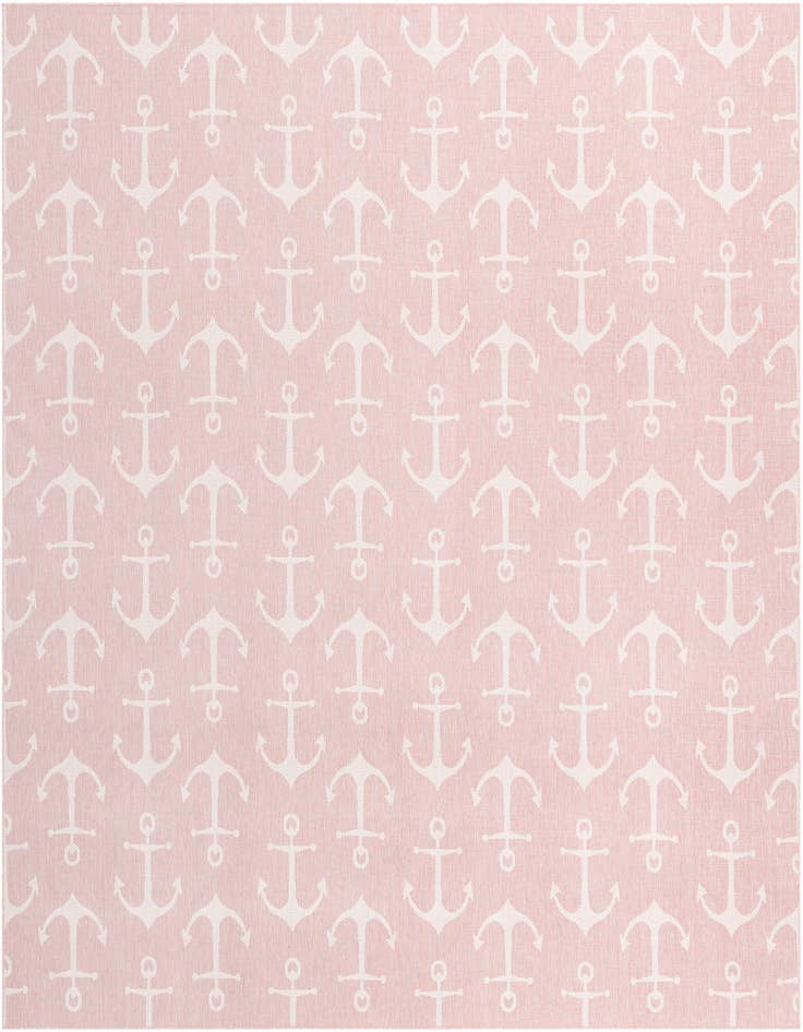 Detail image of 13' x 13' Easy-Clean Coastal Indoor / Outdoor Square Rug