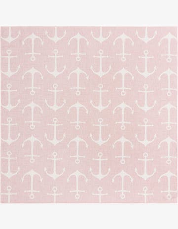 10' x 10' Easy-Clean Coastal Indoor / Outdoor Square Rug