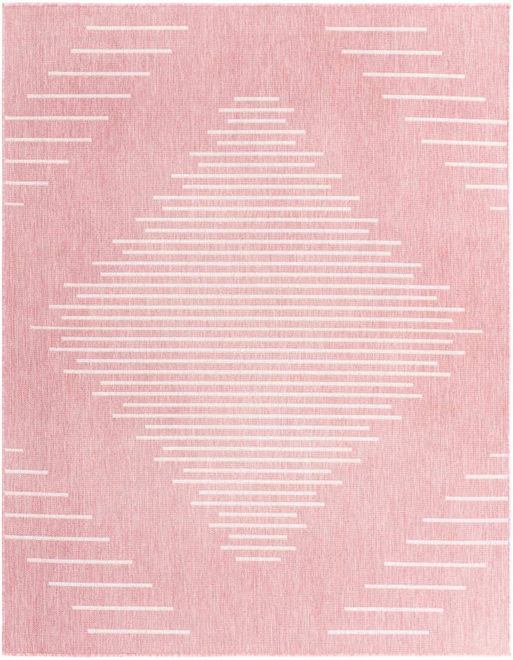 Detail image of 13' x 13' Easy-Clean Modern Indoor / Outdoor Square Rug